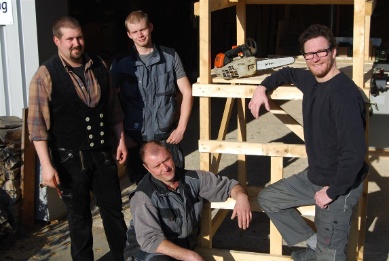 Christian Röttgen (links im Bild) mit Team Christian Röttgen (links im Bild) mit Team